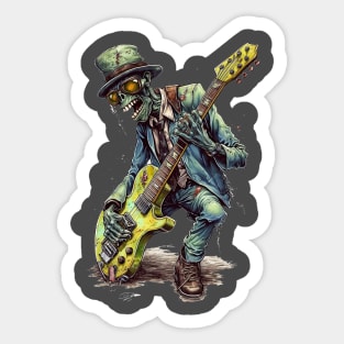 Groove zombie No text 1 Sticker